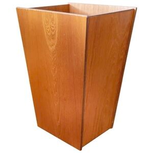 Mid-Century Modern Danish Teak Wastebasket